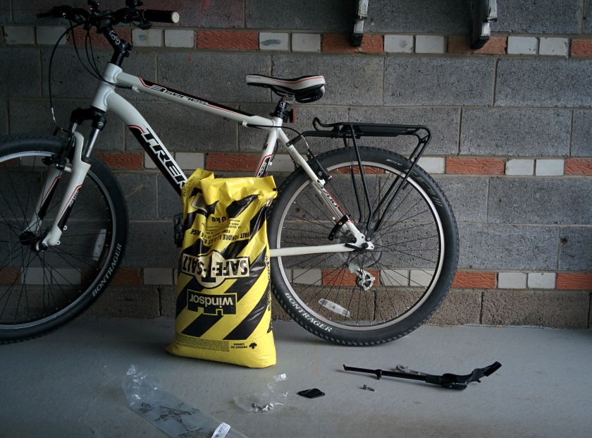 Safe-T-Salt can be useful at times...at propping up a bike.